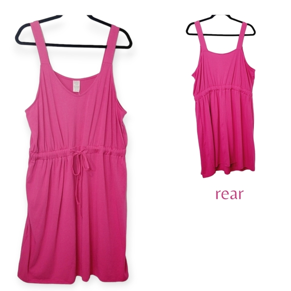 Westloop Women's Drawstring Pullover Above-the-knee Dress 🆕️✨️size XL Pink - Picture 3 of 4